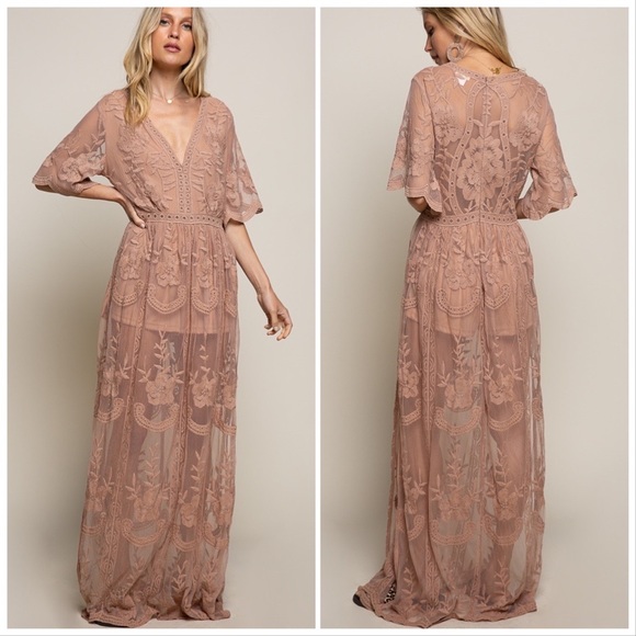 Strawberry Fields Hand-weaved Lace Dress - Picture 6 of 13